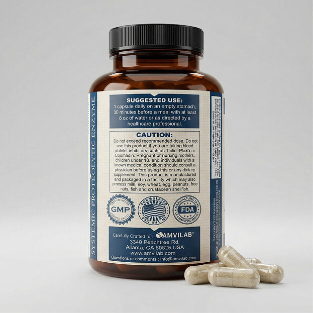 Proteolytic Serrapeptase 120,000 SU