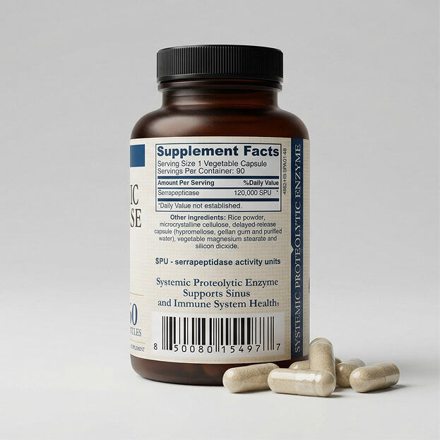 Proteolytic Serrapeptase 120,000 SU